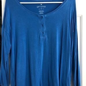 american eagle soft and sexy 3/4 sleeve